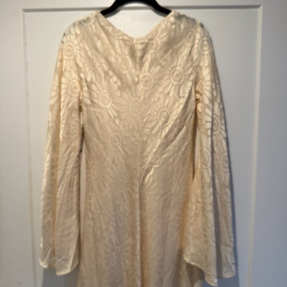 Show Me Your Mumu Sarah Dress in Cream Daisy Burnout - Picture 8 of 13